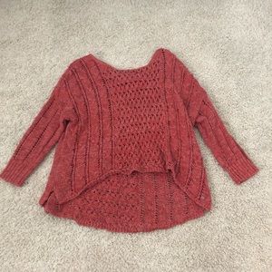 burnt orange sweater